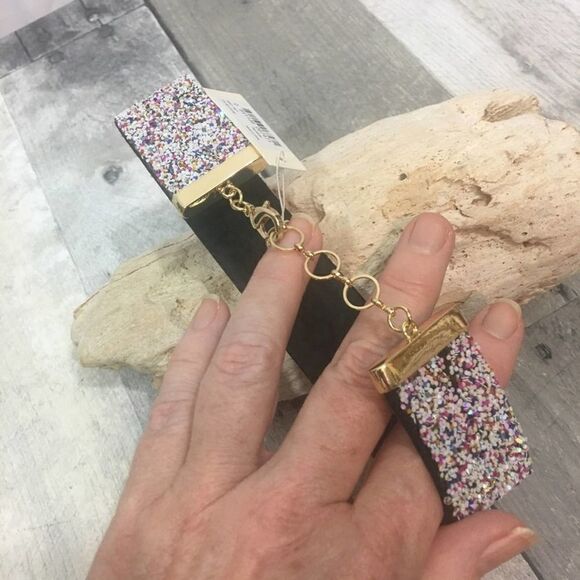 Rainbow Faux Leather Choker Festival - Picture 5 of 6